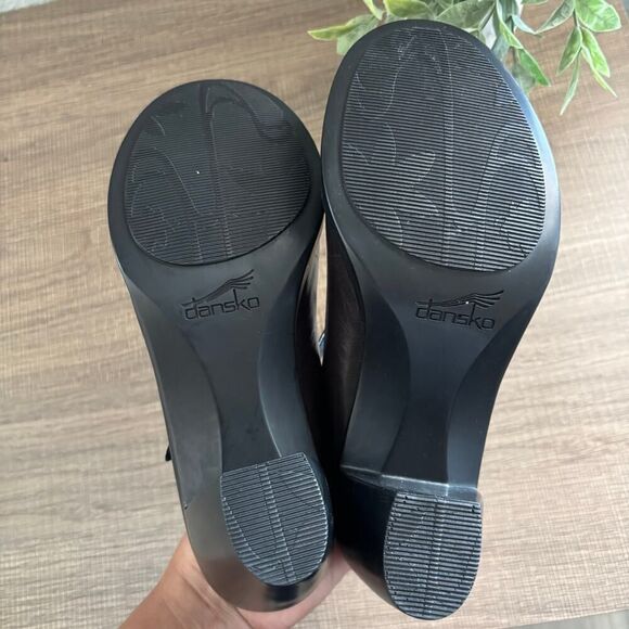 NWOT Dansko Trixie Mary Jane Heels Brown Size 6 - Picture 3 of 4